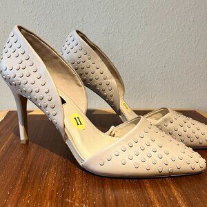 👠 French Connection Nude Studded Stiletto – Size 11